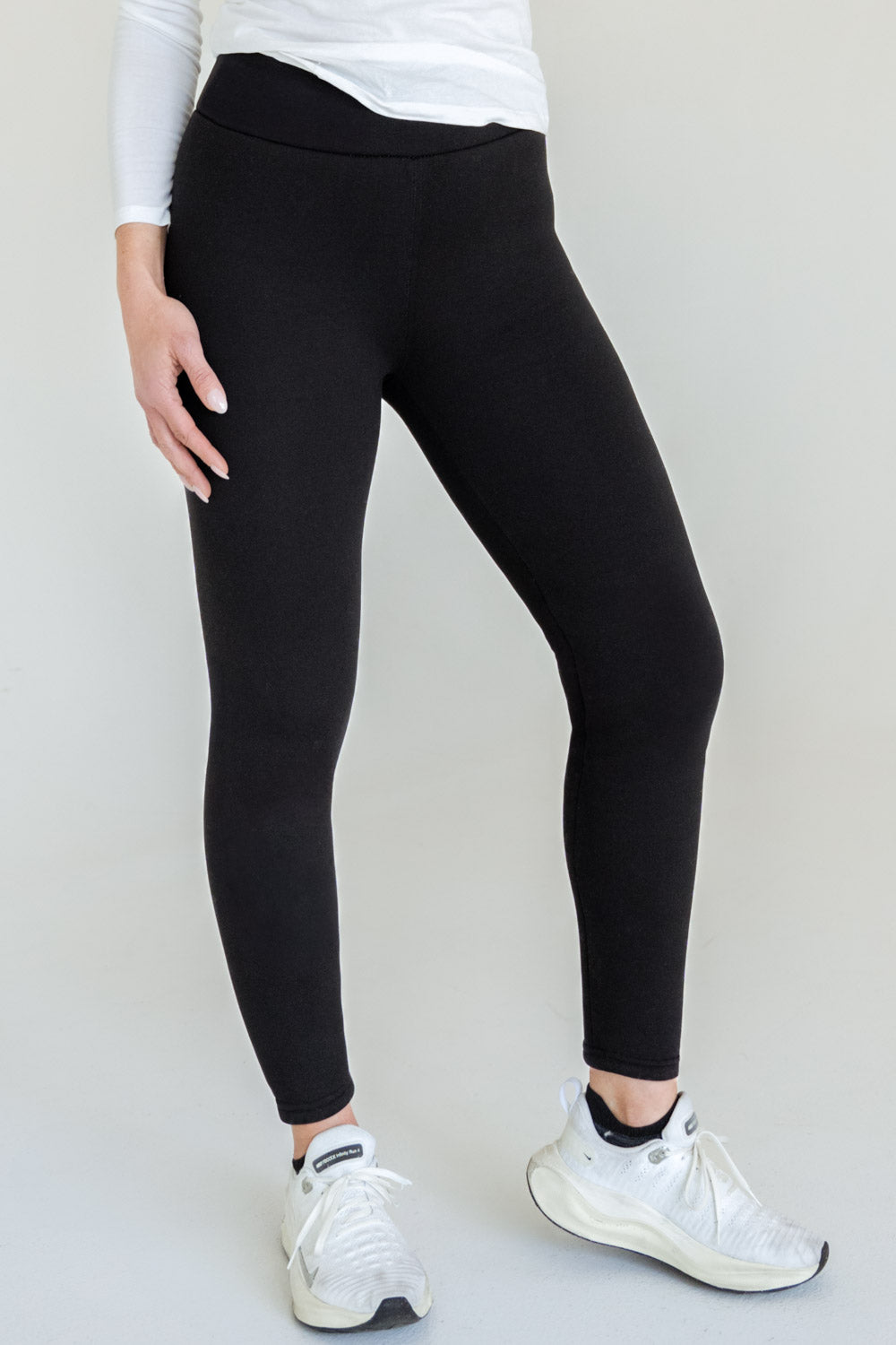 Alpine Summit Heavyweight Fleece Leggings - Black