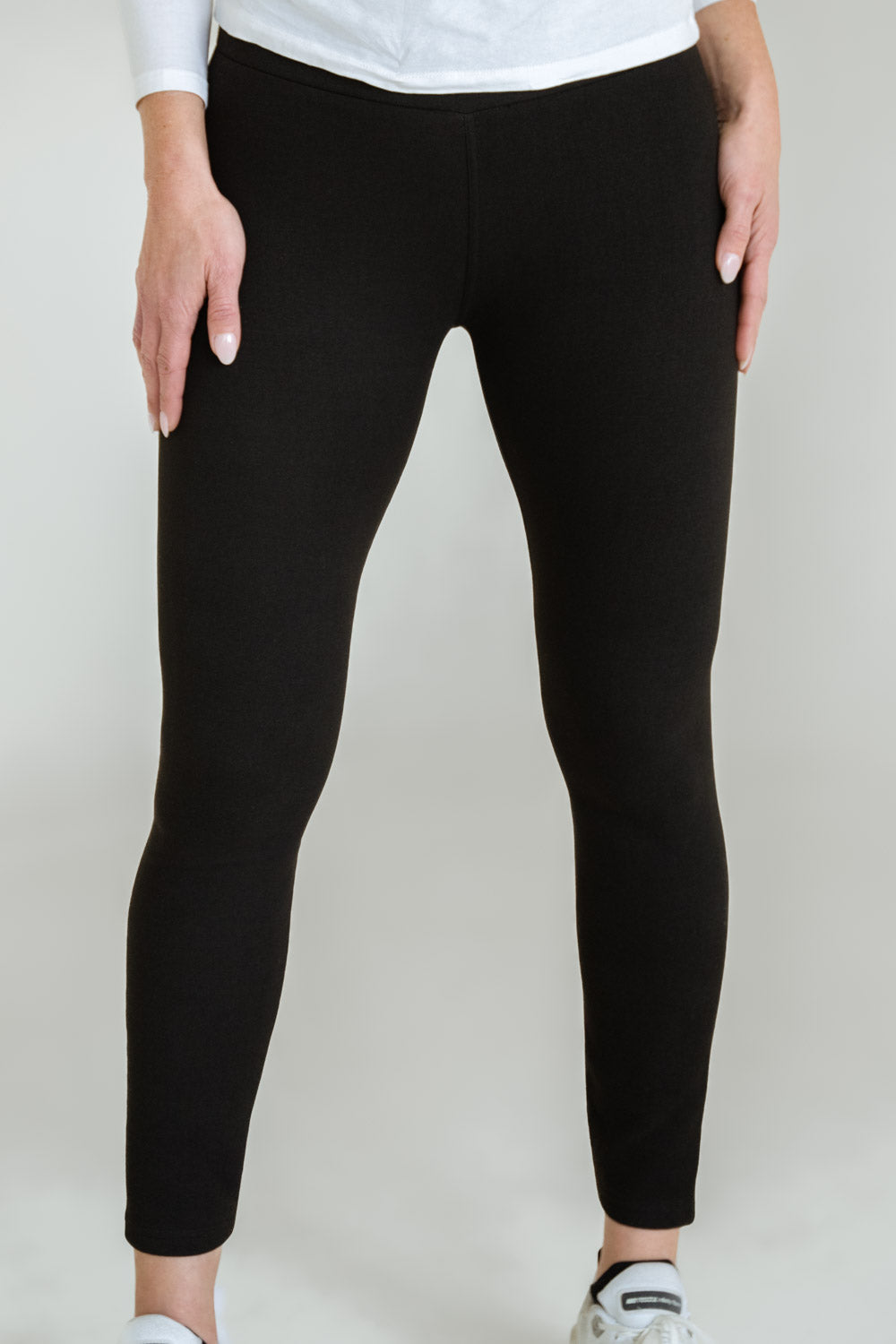 Alpine Haven Midweight Fleece Leggings - Black